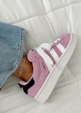 Кеды adidas campus pink