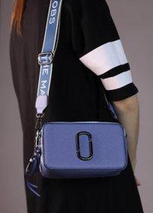 Женская сумка marc jacobs logo blue, женская сумка, марк джейкобс голубого цвета