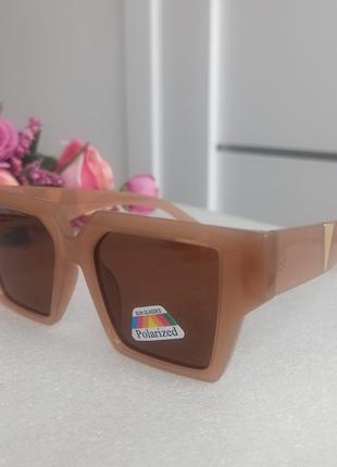 Нові модні окуляри (лінза polarized) карамельні