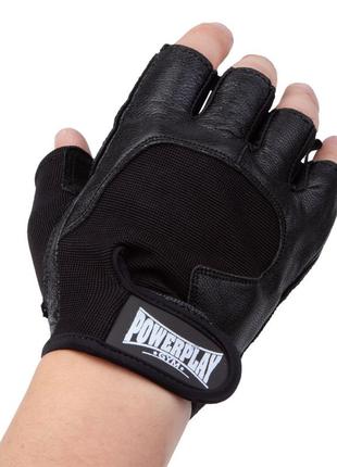 Перчатки для фитнеса powerplay 2154 черные m r_4104 фото