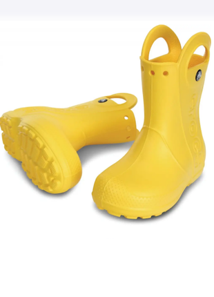 Гумові чоботи crocs kids jibbitz handle it rain boot