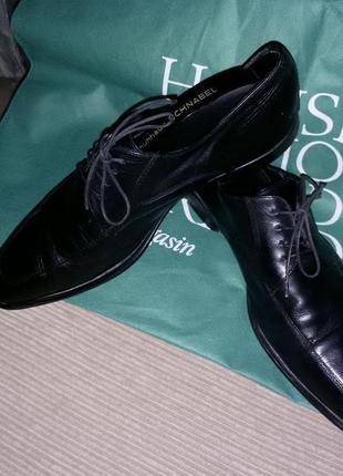 Классические кожаные туфли hugo boss,размер 43,5 (9 1/2 ), итальялия.2 фото