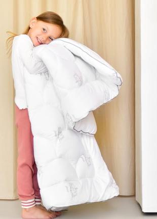 Ковдра дитяча у ліжечко ведмедик тm papaella 100х135 см біла3 фото