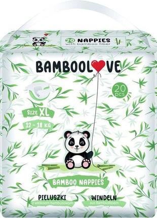 Підгузники bamboolove розмір xl (12-18 кг) 20 шт