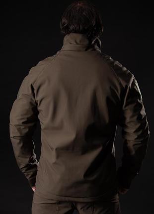 Куртка тактична демісезонна soft shell ”хантер” олива2 фото