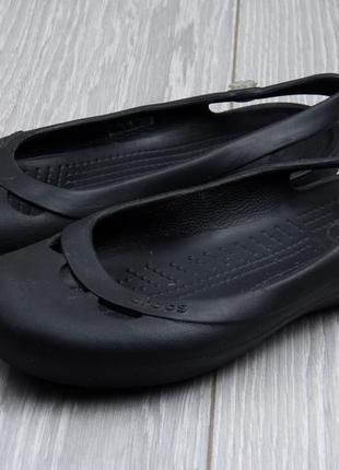 Crocs чорні розмір 38 чорні балетки крокс