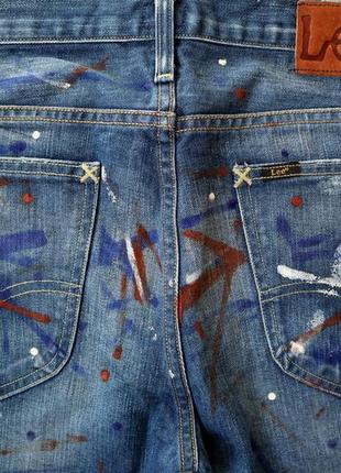 Стильні мистецькі джинси lee7 фото