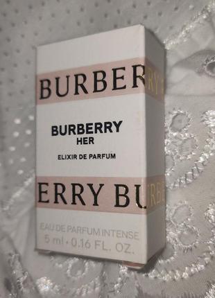 Burberry her elixir миниатюра 5 мл1 фото