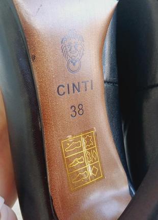 Туфли кожа шпилька cinti, стелька 25 см.9 фото