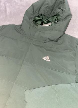 Пуховик/куртка adidas helionic jacket khaki3 фото