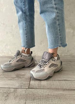 Nike m2k tekno grey4 фото