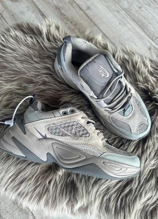 Nike m2k tekno grey1 фото