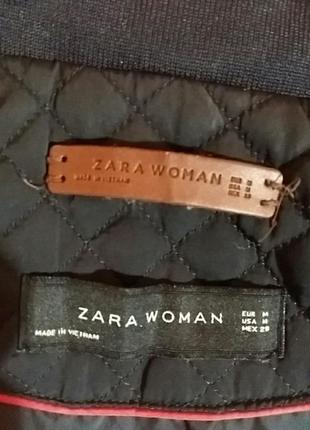 Стеганая топ куртка пиджак  zara4 фото