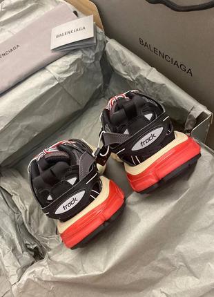 Кроссовки balenciaga track black/red7 фото