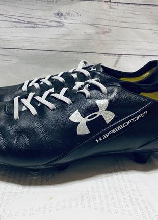 Бутси шкіряні under armour speedform оригінал, футбольне взуття р453 фото