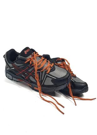 Asics gel - kahana 8 •black grey orange•5 фото