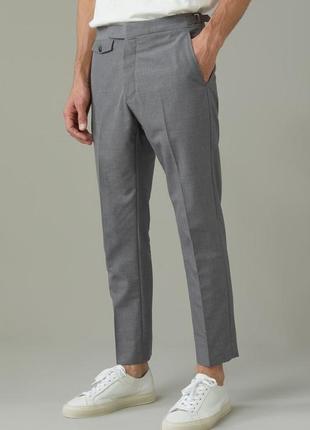 Мужские штаны серые джинсы прямые мужской мужская серые одежда винтаж ретро базовый