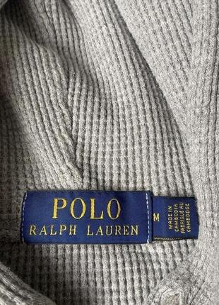 🩶стильный серый вафельный худи от дорогого бренда polo ralph lauren, оригинал 100% хлопок 🫶🏽2 фото