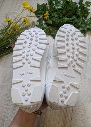 Кожаные кроссовки reebok женские белые новые5 фото