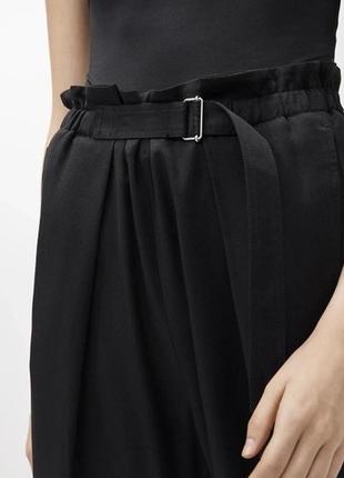 Укорочені штани палаццо широкі брюки5 фото
