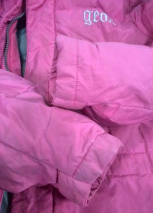 Geox куртка рожева4 фото