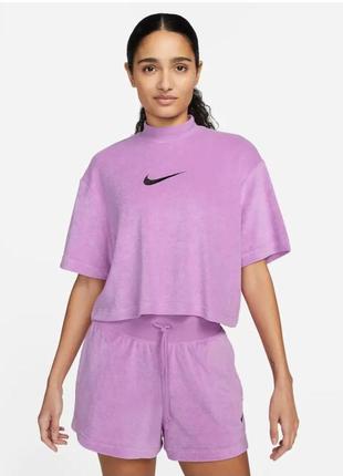 Футболка женская nike fleece t-shirt оригинал