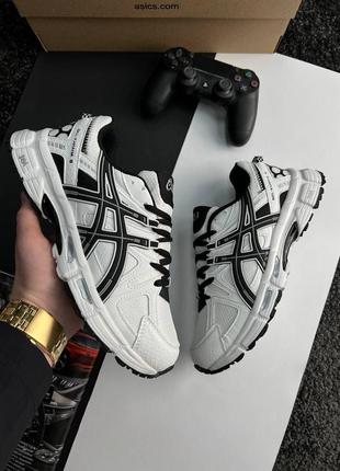 Asics gel-kahana 8 white black4 фото