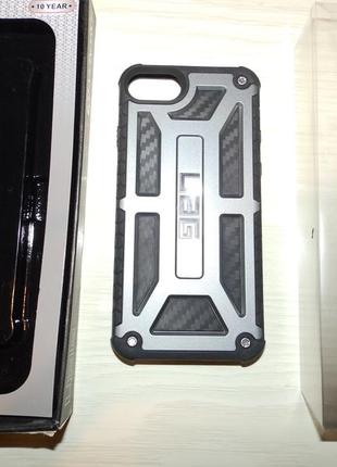 Чохол протиударний uag monarch (original) для iphone 6/6s/7/8/se 2020 карбон4 фото