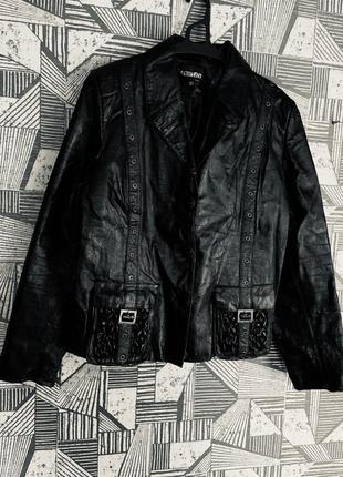 Брутальный матовый блейзер куртка- пиджак из натуральной бычьей кожи fervente.