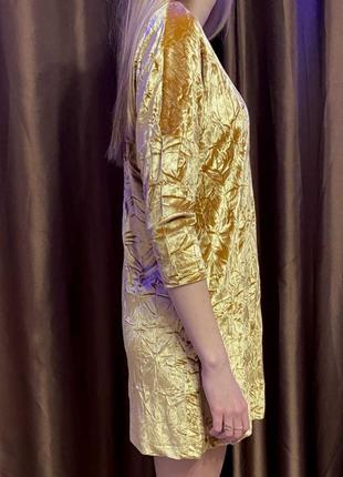 Нарядное коктейльное стильное платье zara, размер s2 фото