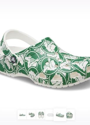 Клоги / сабо crocs classic duke print clog !4 фото