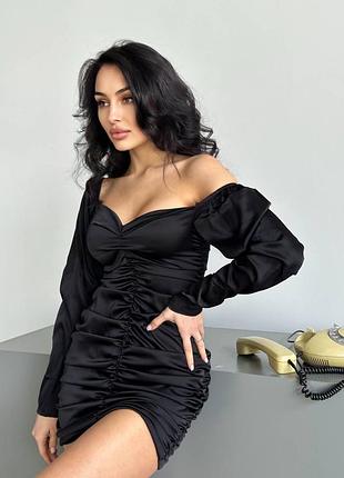 Платье шелк мини 10