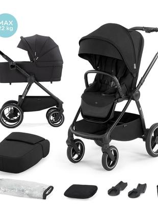 Універсальна коляска 2 в 1 kinderkraft nea midnight black (ksnea000blk2000)