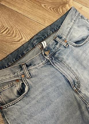 Мужские джинсы slim fit голубые4 фото