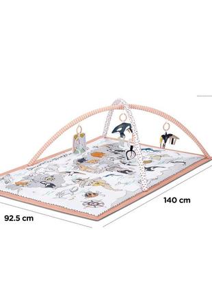 Развивающий коврик-палатка 3 в 1 kinderkraft tippy (kptipp00mul0000)9 фото