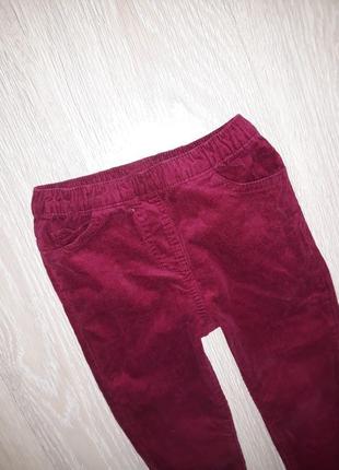 Вельветові джинси джеггінси matalan на 4 роки2 фото