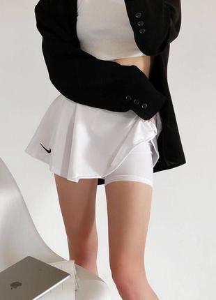 Женская юбка-шорты тенниска