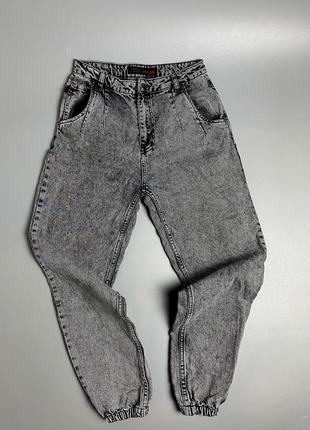 Джинсы весенние denim на резинке