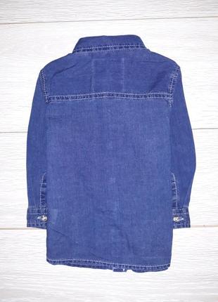 Сорочка під джинс next на 12-18 міс 2
