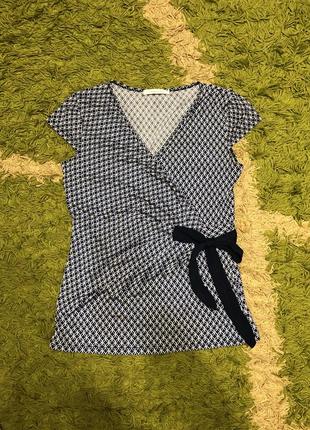 Блуза на запах , бант , lola&liza , франция , оригинал3 фото