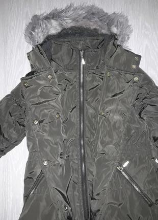 Зимова курточка пальто tu на 5-6 років3 фото