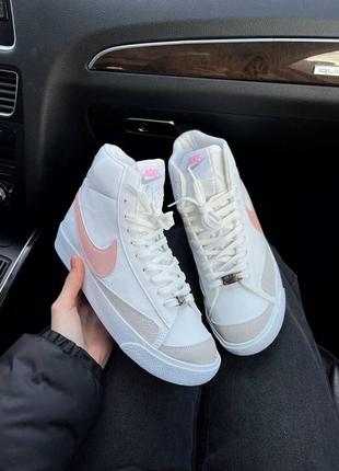 Женские кроссовки nike blazer high4 фото