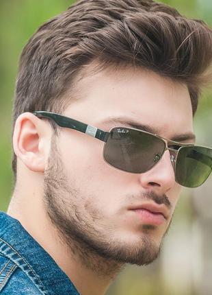 Очки мужские солнцезащитные ray ban rb3522 004/71 оригинал6 фото