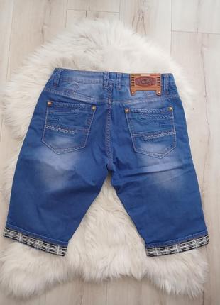 Мужские джинсовые шорты синие2 фото