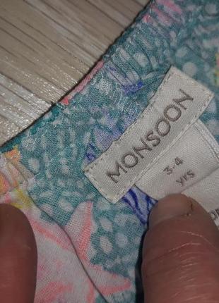 Бавовняний сарафан monsoon на 3-4 роки4 фото