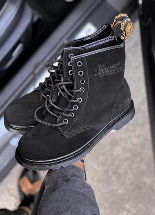Ботинки dr. martens Heart замшевые