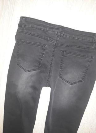 Суперстрейчові, вузькі джинси на 8-9 років6 фото