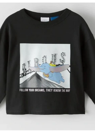 Реглан, лонг зі слоником дамбо від zara на 13-14 років