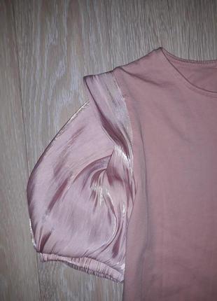 Сорочка з блискучої органзи zara на 11-12 років3 фото