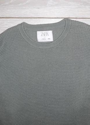 Бавовняний джемпер, светр, світшот zara на 13-14 років2 фото